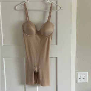 SPANX Suit Your Fancy Nude Shapewear Bodysuit